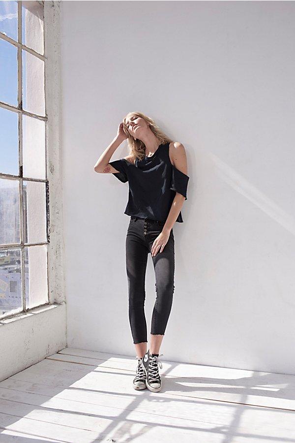Reagan Button Front Jean By Free People Denim